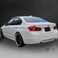 Corsa 12-14 BMW 335i Sedan AWD F30 3in Polished Touring Dual Rear Single 3.5in Tip Cat-Back Exhaust 14938