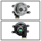Spyder 19-21 Toyota RAV4 OEM Style Fog Light w/ OEM Switch - Clear FL-TRAV419-C 5087126