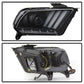 Spyder 13-14 Ford Mustang (HID Only) Projector Headlights w/Turn Signals - Blk PRO-YD-FM13HID-BK 5085559