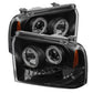 Spyder Ford F250/350 05-07 Projector Headlights LED Halo LED Blk Smke PRO-YD-FS05-HL-BSM 5078483