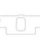 Cometic Gasket Cometic Chrysler B/RB .125in Fiber Intake Mani Gskt Set-1.229in x 2.310in Rectangle Port C5611-125