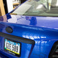 OLM Paint Matched Trunk Hole Delete for OEM Short Spoiler - World Rally Blue - 2015-2021 Subaru WRX / STI