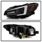Spyder Subaru Impreza WRX 15-20 Halogen Model Projector Headlights - Black PRO-YD-SWRX15SI-SBSEQ-BK 5088086