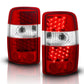 Anzo 2000-2006 Chevrolet Suburban LED Taillights Red/Clear