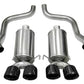 Corsa Performance 05-08 Chevrolet Corvette C6 6.0L V8 Black Xtreme Axle-Back Exhaust
