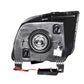 Anzo 2005-2009 Ford Mustang Crystal Headlights w/ Halo Black (CCFL)