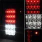 Spyder Jeep Wrangler 07-15 LED Tail Lights Red Clear ALT-YD-JWA07-LED-RC 5070401