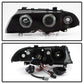 Spyder 99-01 BMW E46 3 Series 4DR Projector Headlights 1PC LED Halo (PRO-YD-BMWE46-4D-HL-AM-BSM) 5084804