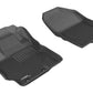 3D MAXpider 2012-2018 Toyota/Scion Yaris/XD Kagu 1st Row Floormat - Black L1TY10811509