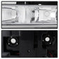 SPYDER Xtune 92-94 Blazer Full Size Corner/LED Bumper Headlights Chrome HD-JH-CCK88-LED-AM-C-SET 5069559