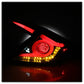 Spyder 16-19 Honda Civic 4 Door Light Bar LED Tail Lights - Black - ALT-YD-HC164D-LB-BK 5086051