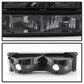 SPYDER Xtune Chevy Suburban 94-98 Headlights w/ Corner & Parking Lights 8pcs Smoked HD-JH-CCK88-AM-SM-SET 5072238
