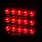 Anzo 1991-1997 Toyota Land Cruiser Fj LED Taillights Red/Clear