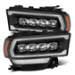 AlphaRex 19-21 Ram 2500 NOVA LED Proj Headlights Plank Style Black w/Activ Light/Seq Signal/DRL 880553 *Discontinued