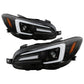 Spyder Subaru Impreza WRX 15-20 Halogen High-Power LED Headlights- Black PRO-YD-SWRX15HALAP-SBSEQ-BK 5088093