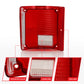 ANZO 1978-1991 Chevy Blazer Taillight Red/Clear Lens w/o Chrome Trim Fleetside (OE Replacement) 311317