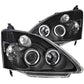 Anzo 2002-2004 Honda Civic Projector Headlights w/ Halo Black