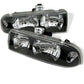 Spyder Chevy S10 98-04/Chevy Blazer 98-05 Crystal Headlights Black HD-YD-CS1098-BK 5012425