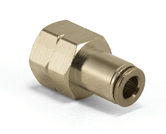 Air Lift Straight Female - 1/4in FNPT X 1/4in PTC 21810