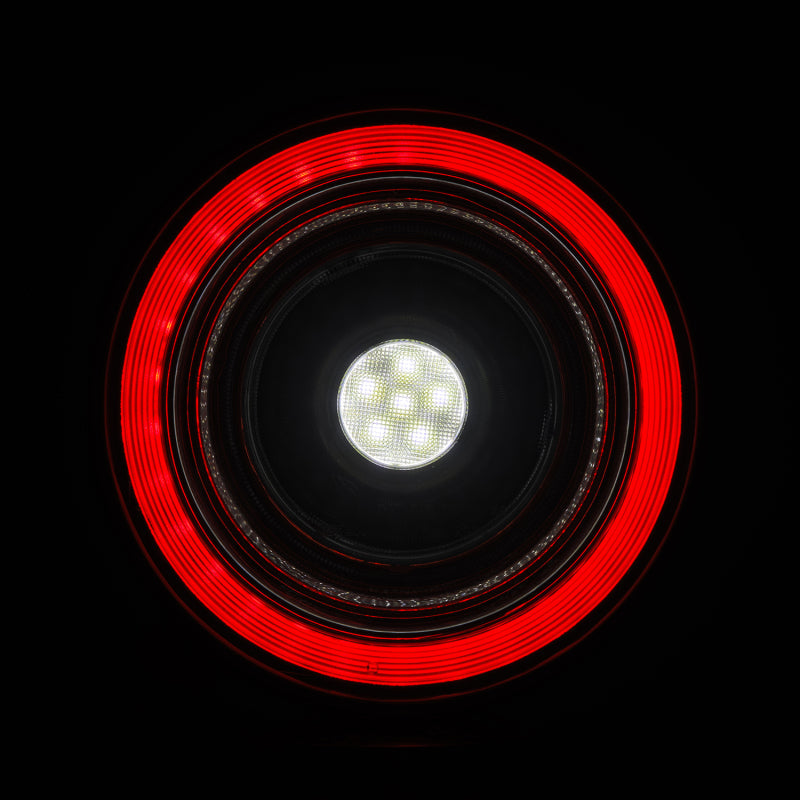 AlphaRex 10-15 Ferrari 458 NOVA-Series Prismatic LED Tail Lights Smoke 668001