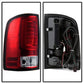 Spyder 07-13 GMC Sierra 1500 V2 Light Bar LED Tail Lights - Red Clear (ALT-YD-GS07V2-LBLED-RC) 5084767