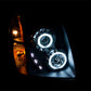 Anzo 2007-2014 Gmc Yukon Projector Headlights w/ Halo Black (CCFL)