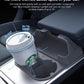 Center Console Cup Holder with Storage for Model 3/Y | Food-Grade Silicone | 2-Slot