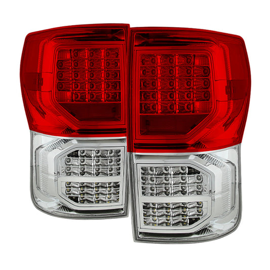 SPYDER Xtune Toyota Tundra 07-13 LED Tail Lights Rec Clear ALT-JH-TTU07-LED-G2-RC 9034497