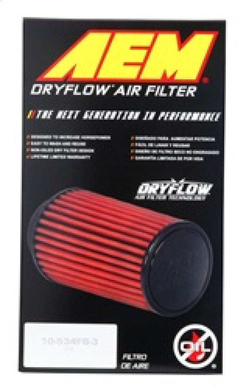 AEM Induction AEM 3.5 inch Short Neck 9 inch Element Filter Replacement 21-2049DK