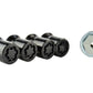 Ford Racing M12 x 1.5 Black Security Lug Nut Kit - Set of 4 M-1A043-B