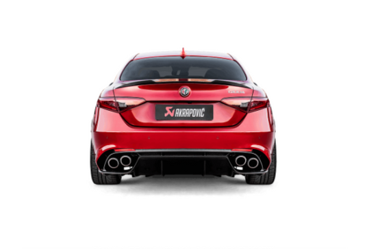 Akrapovic 17-19 Alfa Romeo Giulia Quadrifoglio Evolution Line Cat Back (Titanium) S-AR/TI/1H