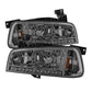 SPYDER Xtune Dodge Charger 06-10 1Pc LED Crystal Headlights Smoke HD-ON-DCH05-1PC-LED-SM 5017642
