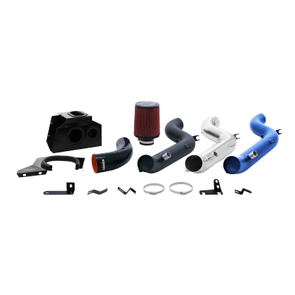 Mishimoto 2016 Ford Focus RS 2.3L Performance Air Intake Kit - Wrinkle Nitrous Blue
