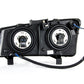 Anzo 2003-2006 Chevrolet Silverado 1500 Crystal Headlights w/ Halo Black