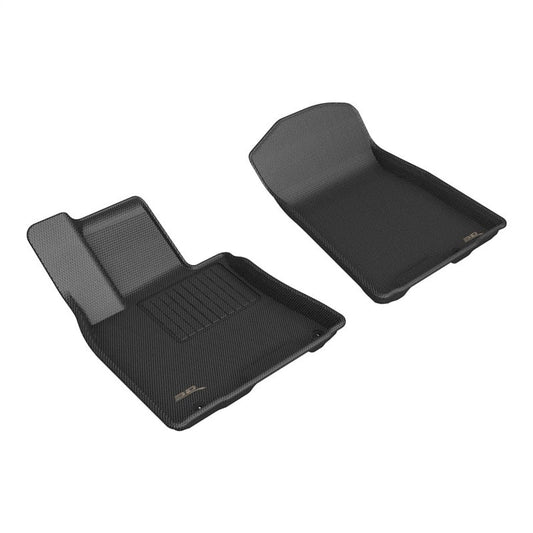 3D MAXpider 22-23 Genesis GV70 Kagu Floor Mat- Black R1 L1GS01111509