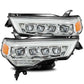 AlphaRex 14-20 Toyota 4Runner NOVA LED Projector Headlights Plank Style Chrome w/Activation Light 880724 *Discontinued