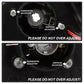 SPYDER xTune Chevy Silverado 03-06 Projector Headlights 4pcs - LED Halo - Black PRO-JH-CSIL03-SET-BK 9036774