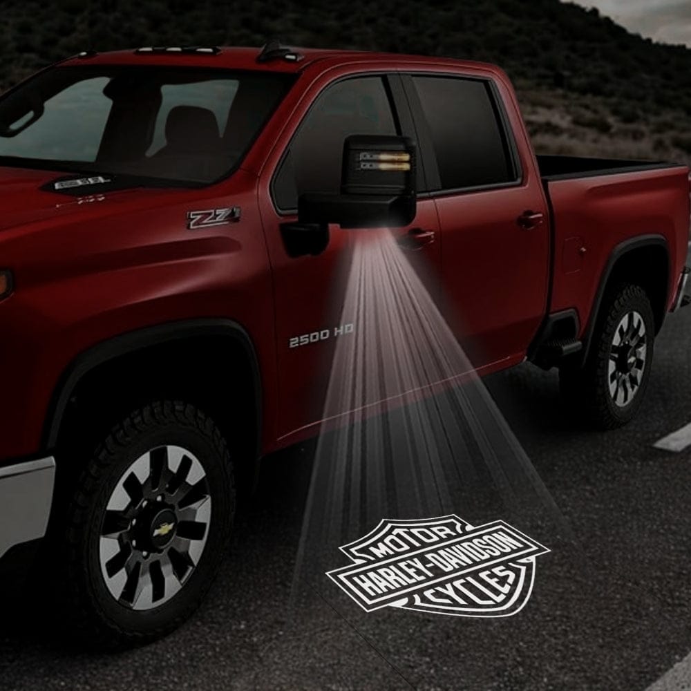 Chevrolet Cheyenne 4th Gen Premium Under Side Wing Mirror Projector Puddle Lights Various Designs 2015-2026