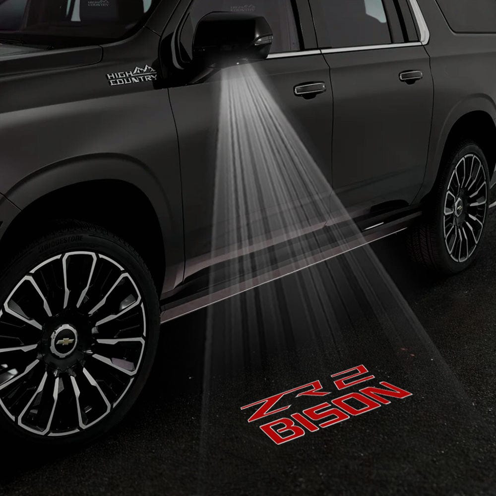 Chevrolet Tahoe 4th/5th Gen Premium Under Side Wing Mirror Projector Puddle Lights Various Designs 2015-2026