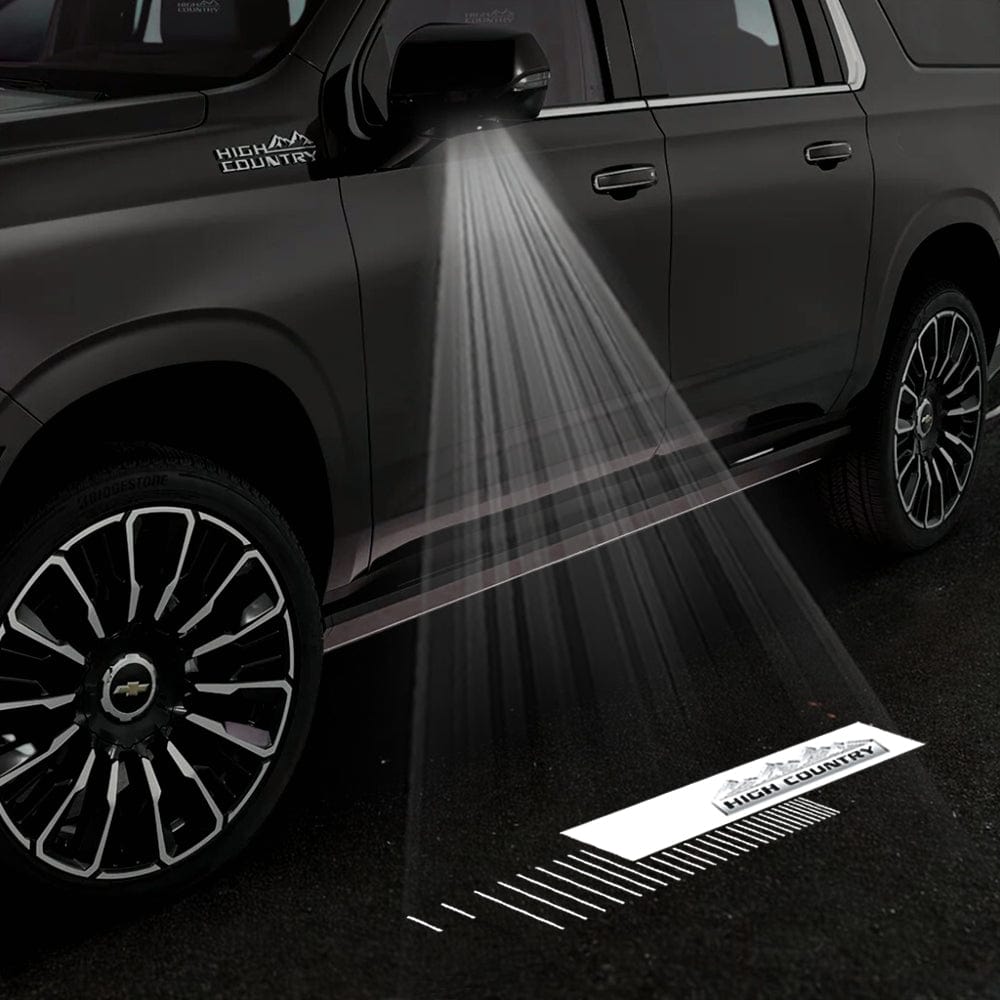 Chevrolet Tahoe 4th/5th Gen Premium Under Side Wing Mirror Projector Puddle Lights Various Designs 2015-2026
