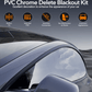 Chrome Delete Kit for Model 3 (2017-2023) | Matte Black Window Trim | PVC