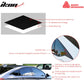 2018-2022 Honda Accord Matte Black Window Trim Chrome Delete Vinyl Kit