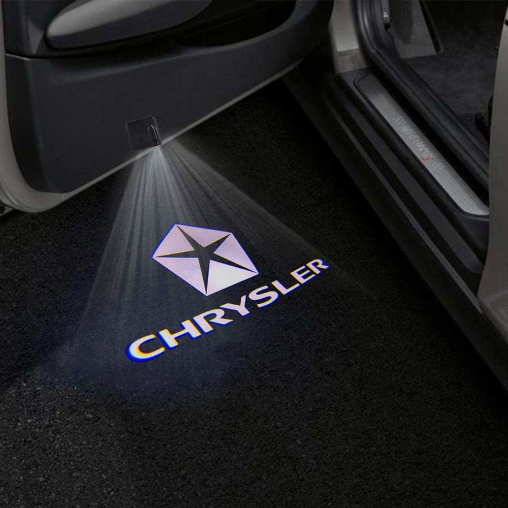 CHRYSLER PT Cruiser Door Stick On Puddle Lights Various Designs 2001-2007