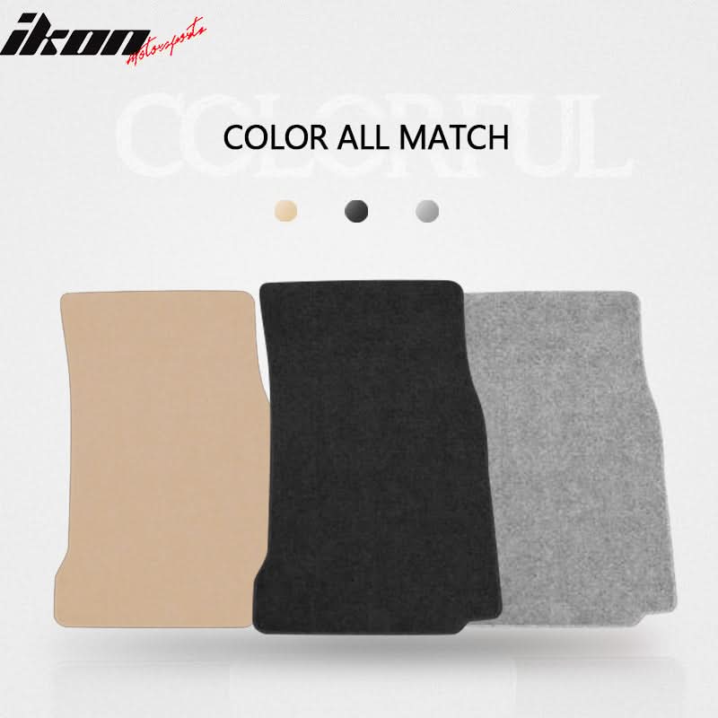 Car Floor Mat for 1997-2003 BMW E39 5 Series Black Carpet 5PC Nylon