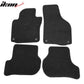 Car Floor Mat for 2006-2009 Volkswagen Golf Rabbit GTI Black 4PC Nylon