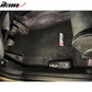 Car Floor Mat for 2006-2011 Honda Civic Black Red Stitch 3PC Nylon