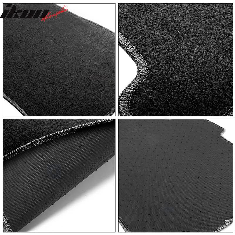 Car Floor Mat for 2010-14 Volkswagen MKIV Golf & GTI Black Carpet 4PC
