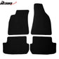 Car Floor Mat for 2002-2004 Audi A4 Black Carpet 4PC Nylon