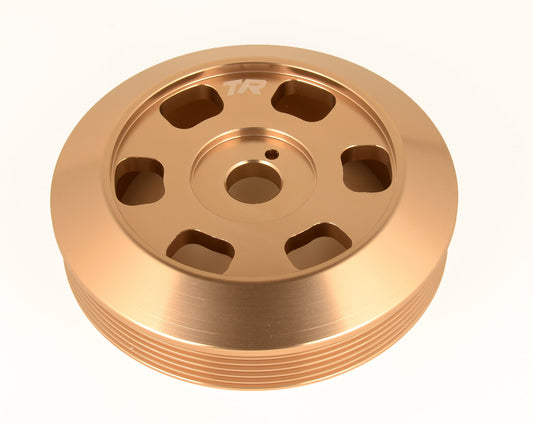 TR Lightweight Crankshaft Pulley for 2012-2024 Subaru WRX / 2011-2024 Forester / 2019-2024 Ascent / 2013-2024 BRZ / Legacy / Outback / Crosstrek / 2013-2016 Scion FR-S / 2017-2020 Toyota 86 / 2022-2024 GR86