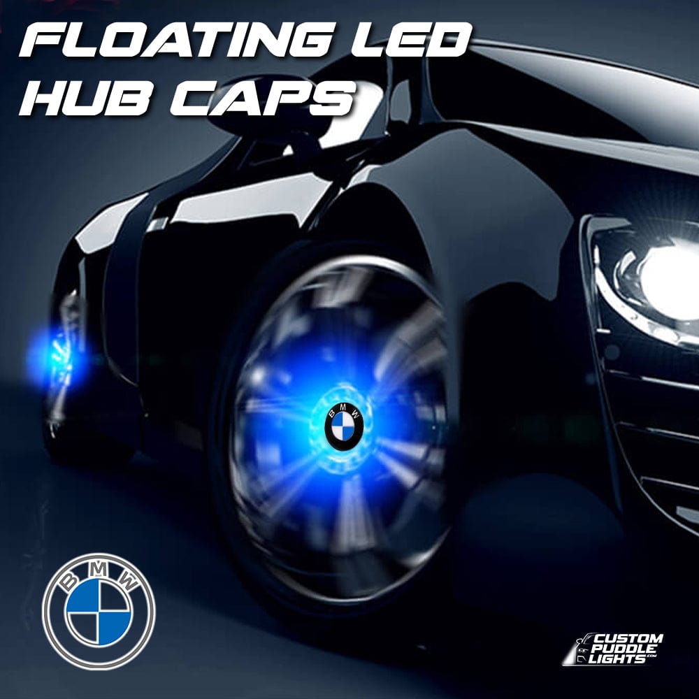 Premium LED Floating Wheel Logo Center Hub Caps Various Designs for BMW